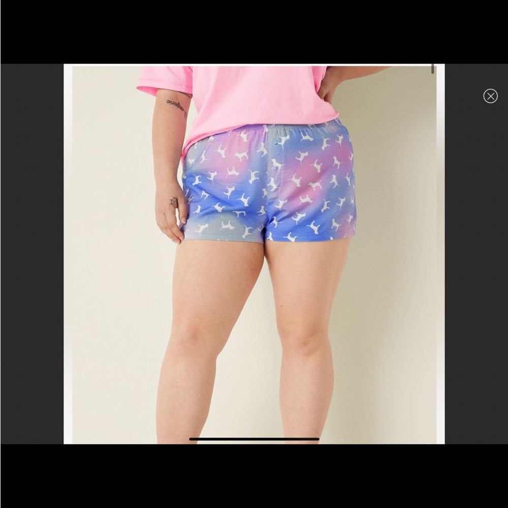 PINK VICTORIA BOXER SHORTS - Picture 3 of 4